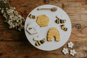 Just Because Cookie Set, Bee Decorated Cookies