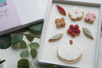 Autumn Flower Cookie Gift Box