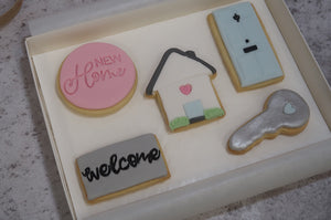 New Home Gift, New Home Cookies, Cookie Gift box