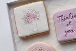 Thinking of you hand painted cookies