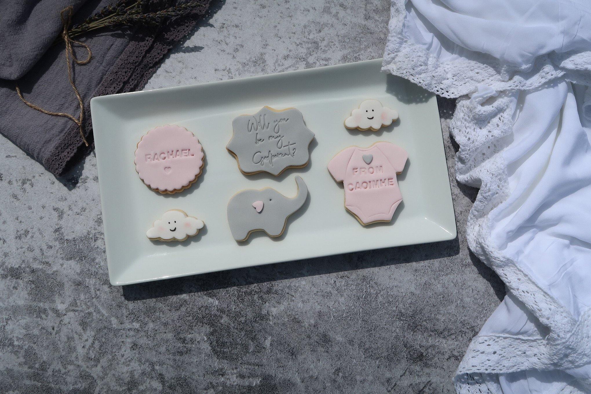 Godparent Proposal - Baby Girl - Gemma’s Cookie Co