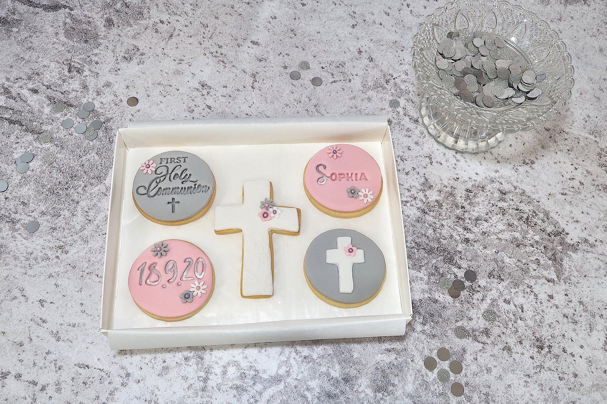 Holy Communion Cookie Gift Box for girl