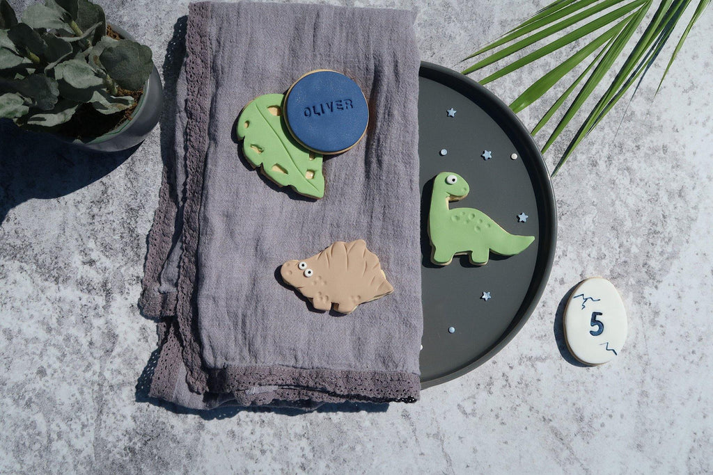 Dinosaur birthday cookie giftbox